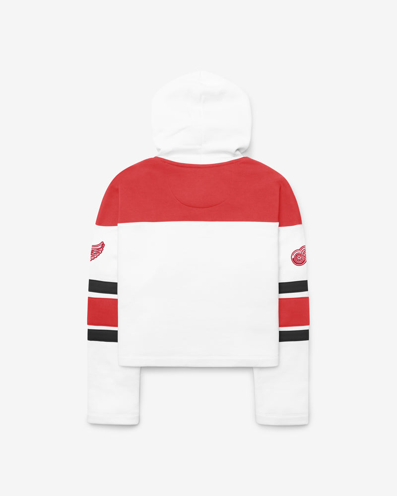 DETROIT RED WINGS CUT THRU CROPPED '47 WOMEN'S SUPERIOR LACER HOOD