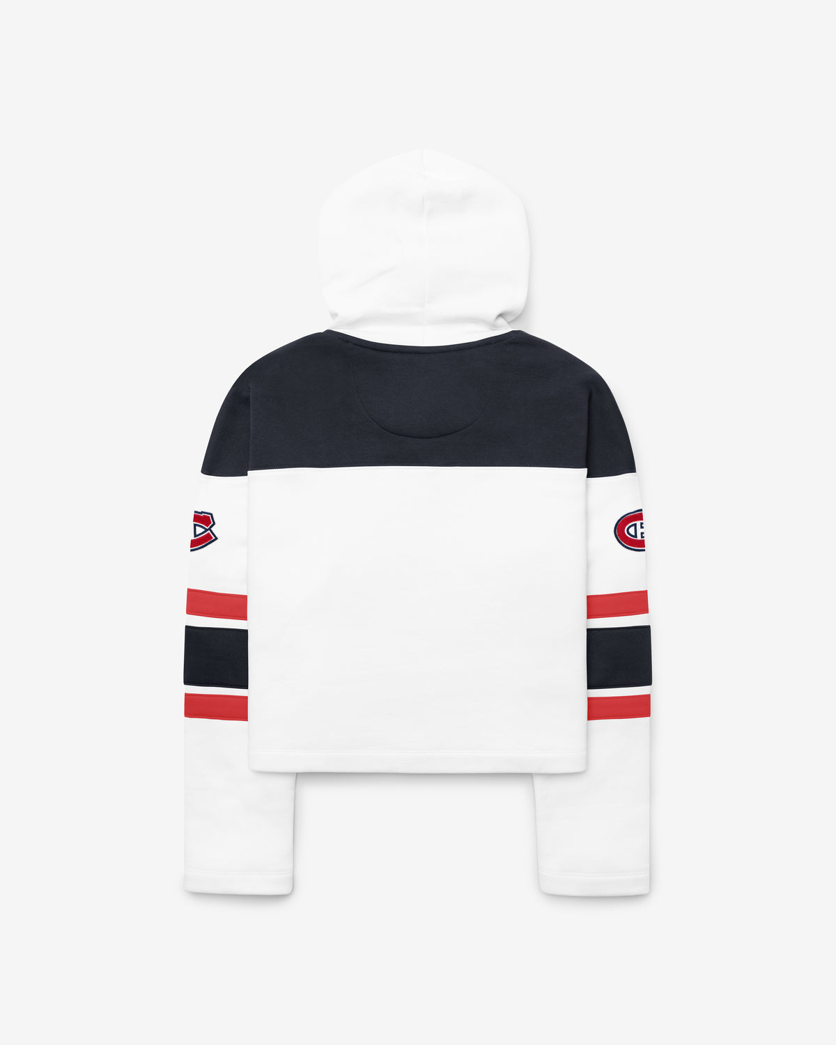 MONTREAL CANADIENS CUT THRU CROPPED '47 WOMEN'S SUPERIOR LACER HOOD