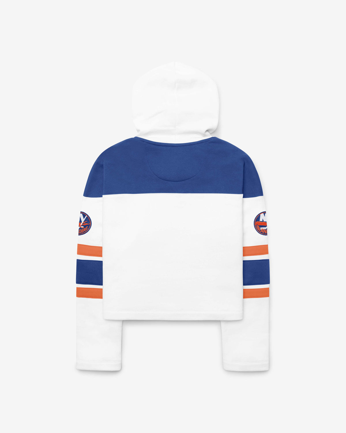 NEW YORK ISLANDERS CUT THRU CROPPED '47 WOMEN'S SUPERIOR LACER HOOD