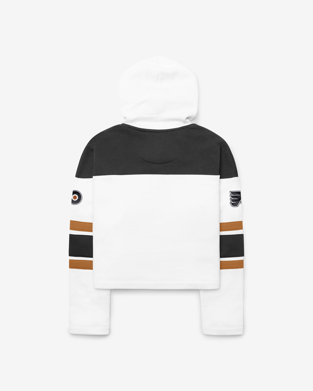 PHILADELPHIA FLYERS CUT THRU CROPPED '47 WOMEN'S SUPERIOR LACER HOOD