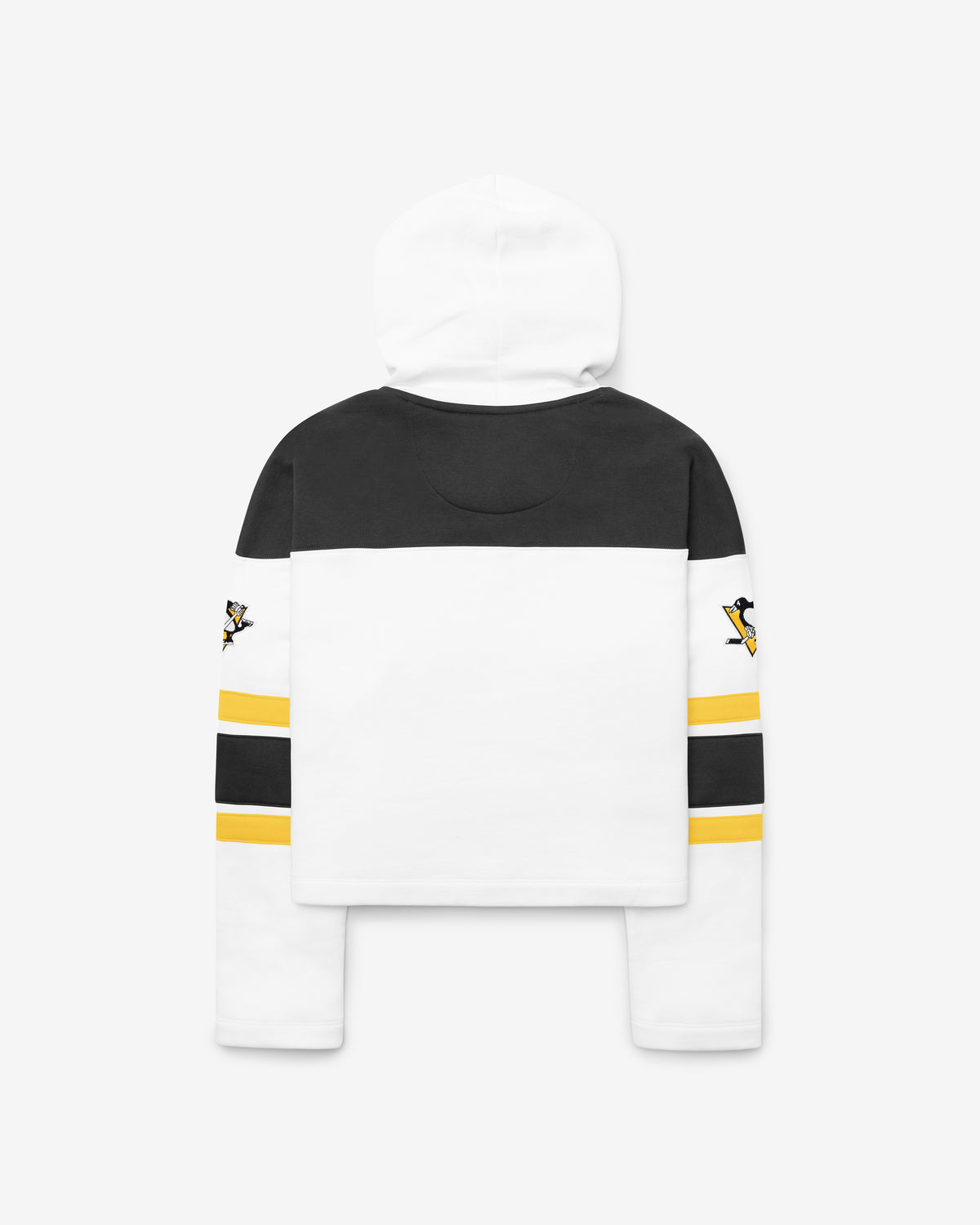PITTSBURGH PENGUINS CUT THRU CROPPED '47 WOMEN'S SUPERIOR LACER HOOD