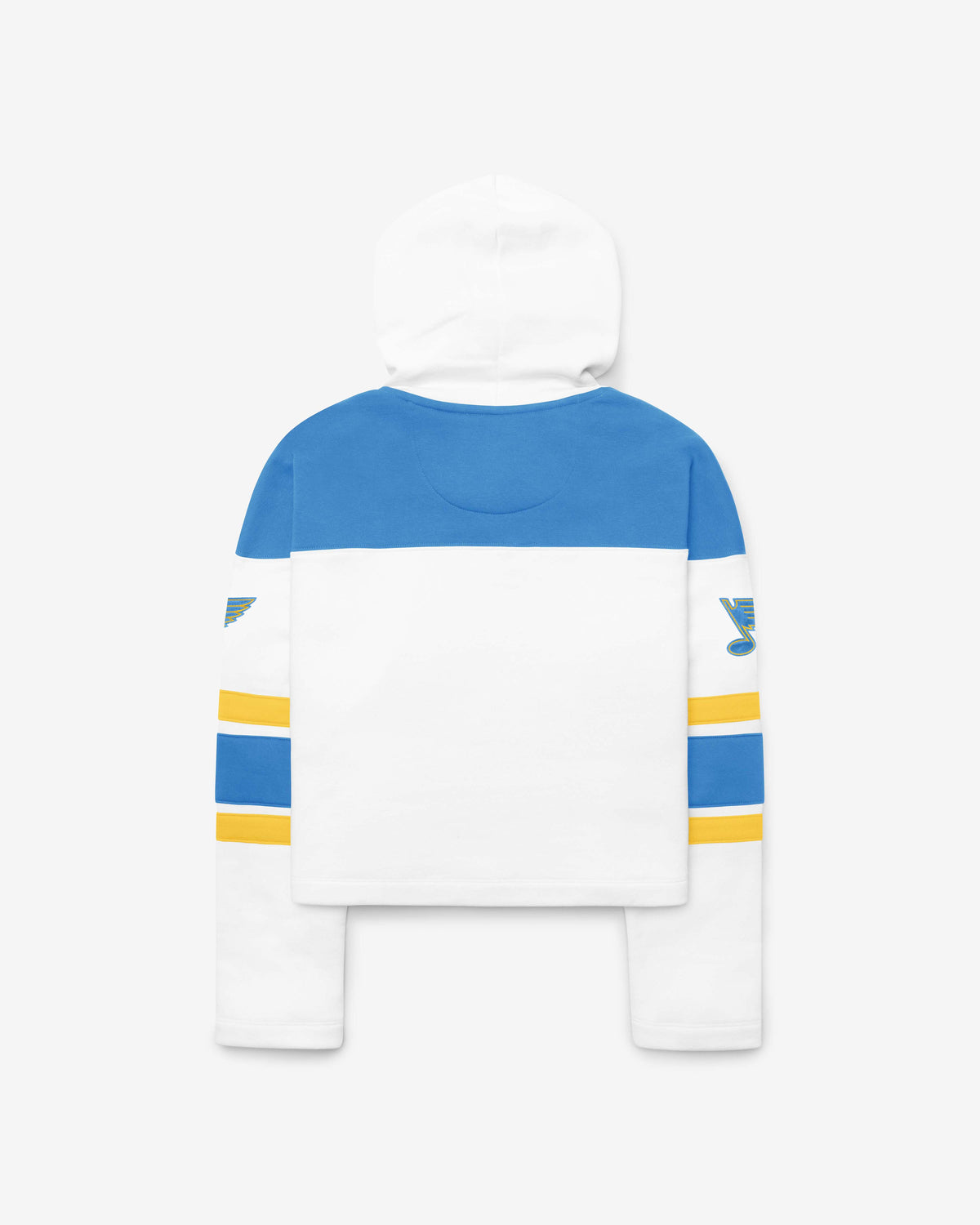 ST LOUIS BLUES CUT THRU CROPPED '47 WOMEN'S SUPERIOR LACER HOOD