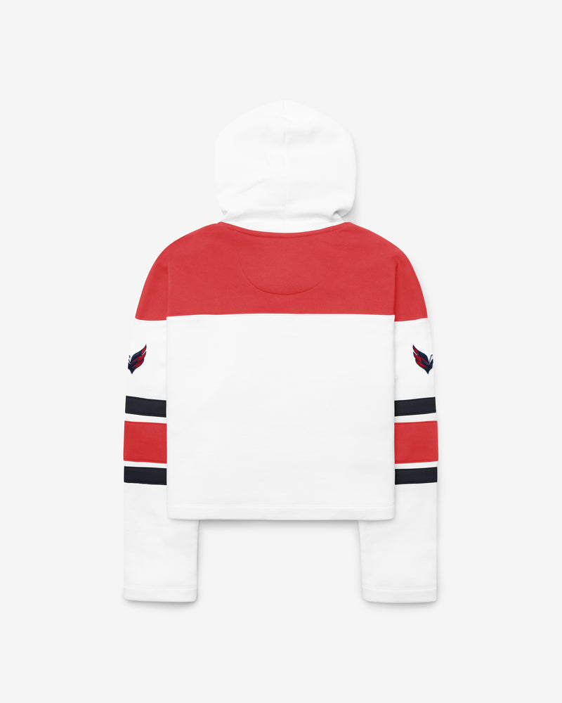 WASHINGTON CAPITALS CUT THRU CROPPED '47 WOMEN'S SUPERIOR LACER HOOD