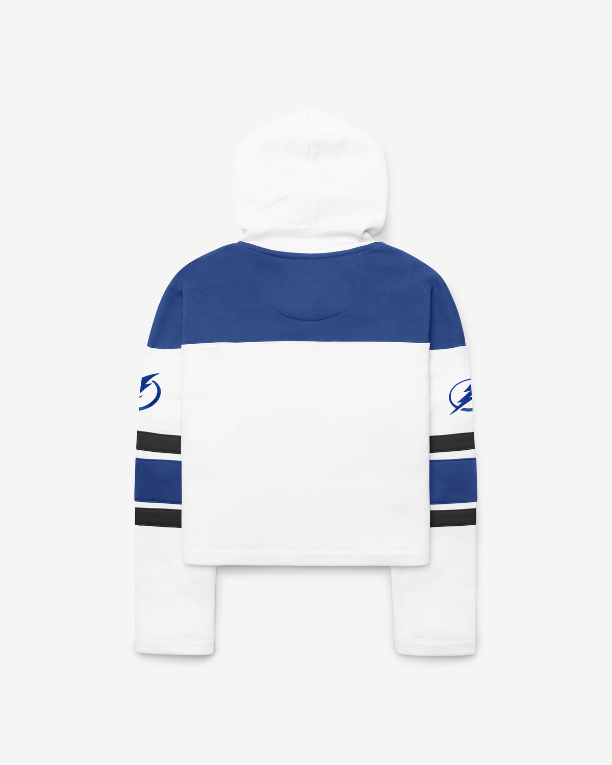 TAMPA BAY LIGHTNING CUT THRU CROPPED '47 WOMEN'S SUPERIOR LACER HOOD