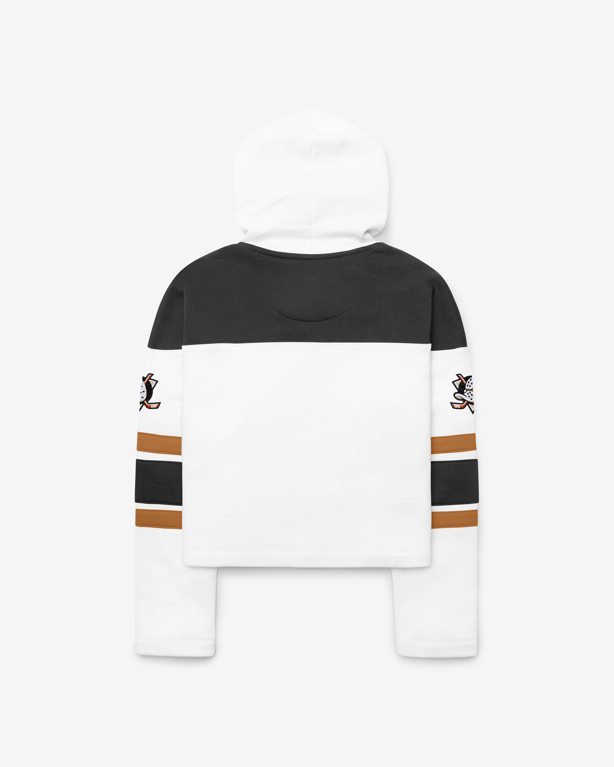 ANAHEIM DUCKS CUT THRU CROPPED '47 WOMEN'S SUPERIOR LACER HOOD