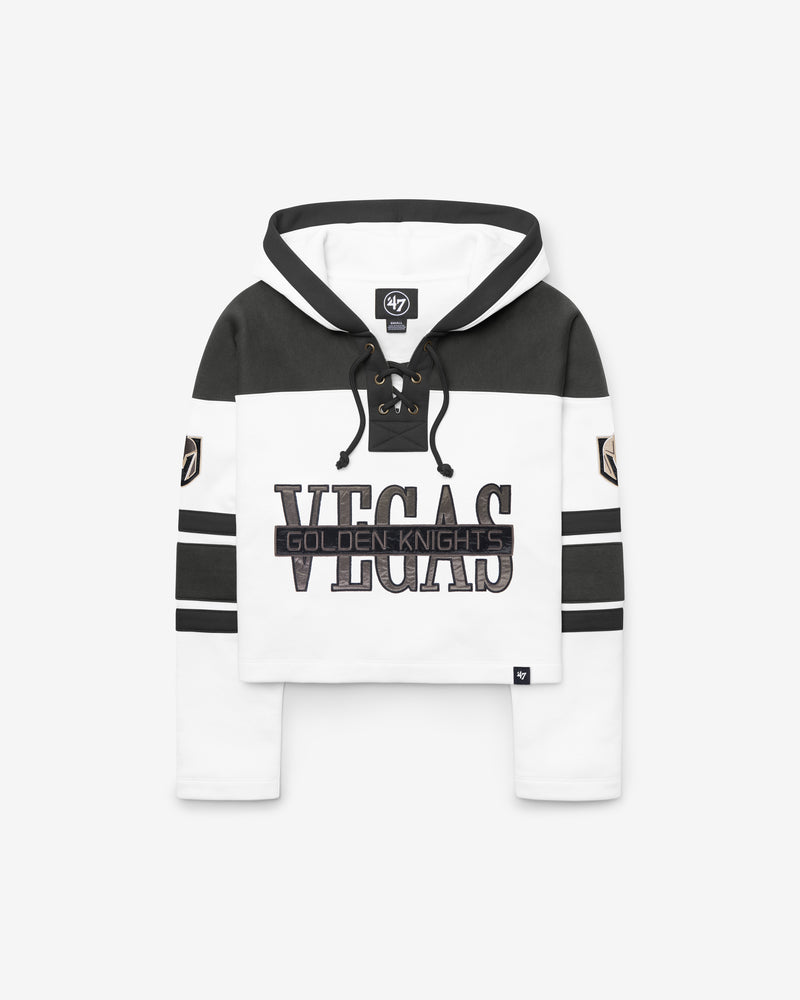 VEGAS GOLDEN KNIGHTS CUT THRU CROPPED '47 WOMEN'S SUPERIOR LACER HOOD