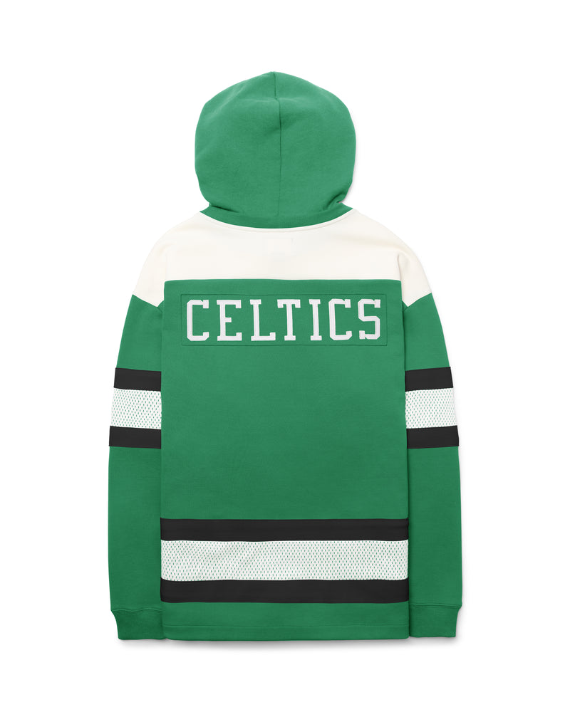 BOSTON CELTICS SCORE WIN HOME '47 PULLOVER HOOD
