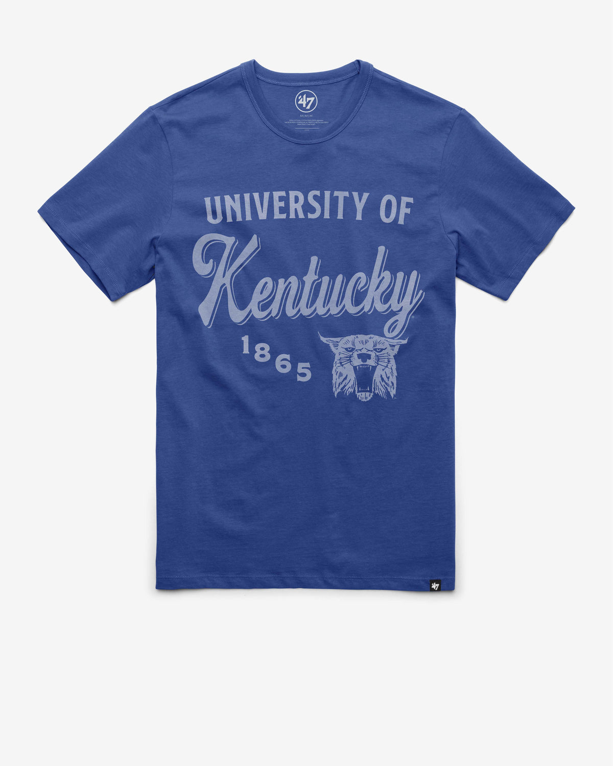 KENTUCKY WILDCATS VINTAGE DIAG SCRIPT '47 FRANKLIN TEE
