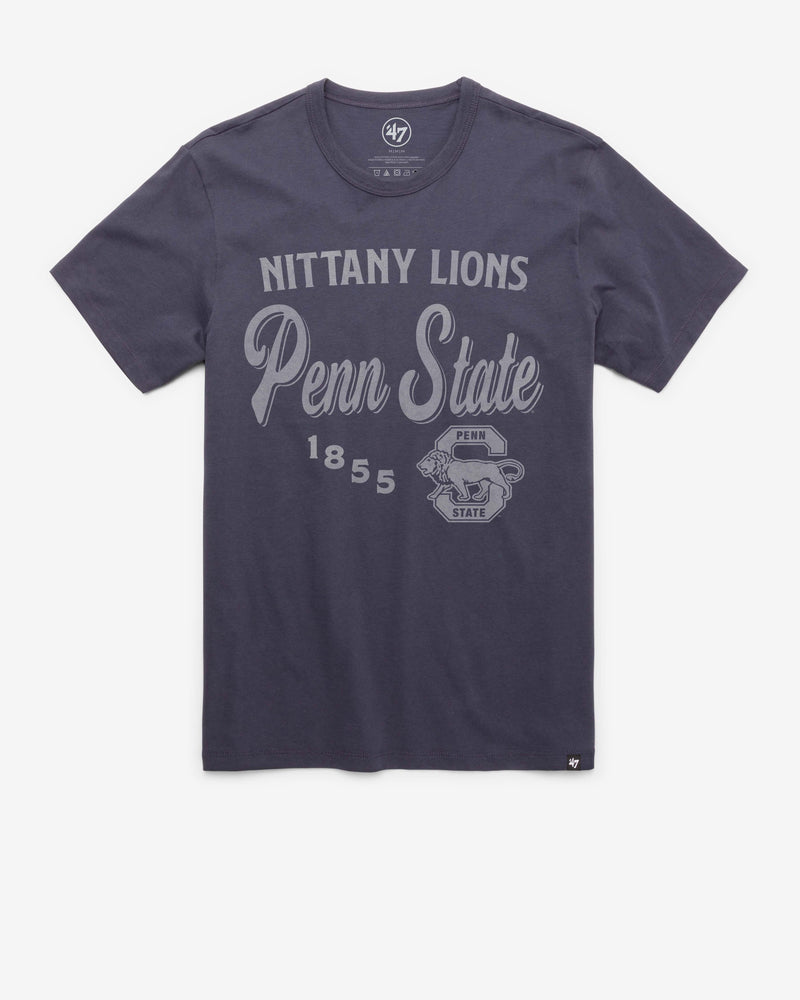 PENN STATE NITTANY LIONS VINTAGE DIAG SCRIPT '47 FRANKLIN TEE