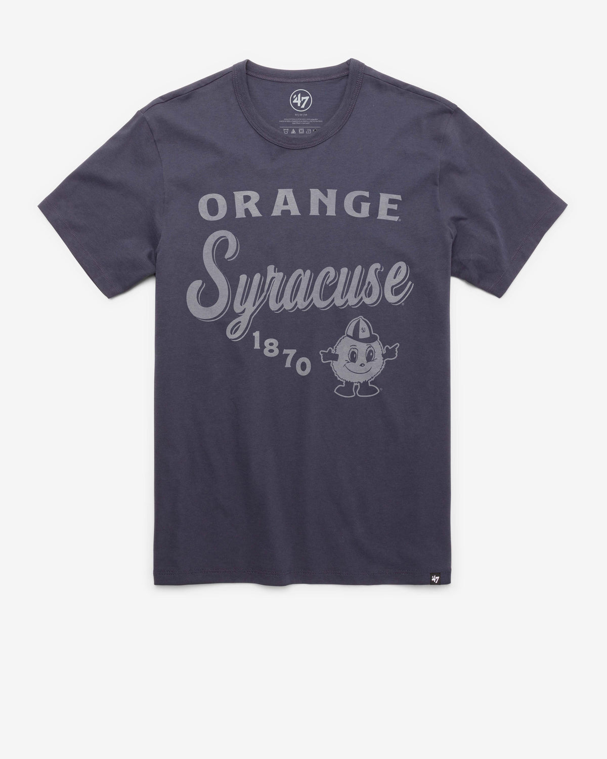 SYRACUSE ORANGE VINTAGE DIAG SCRIPT '47 FRANKLIN TEE