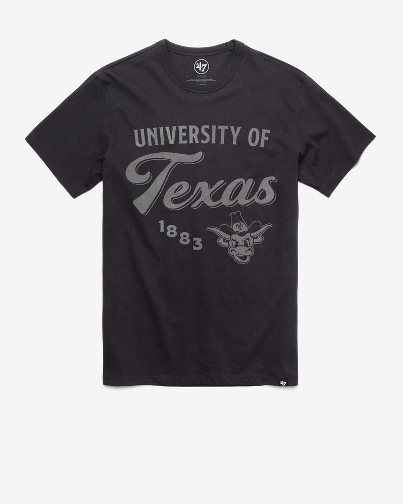 TEXAS LONGHORNS VINTAGE DIAG SCRIPT '47 FRANKLIN TEE