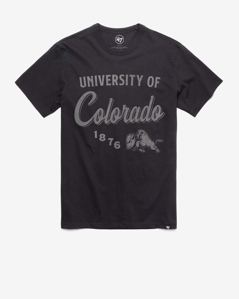 COLORADO BUFFALOES VINTAGE DIAG SCRIPT '47 FRANKLIN TEE