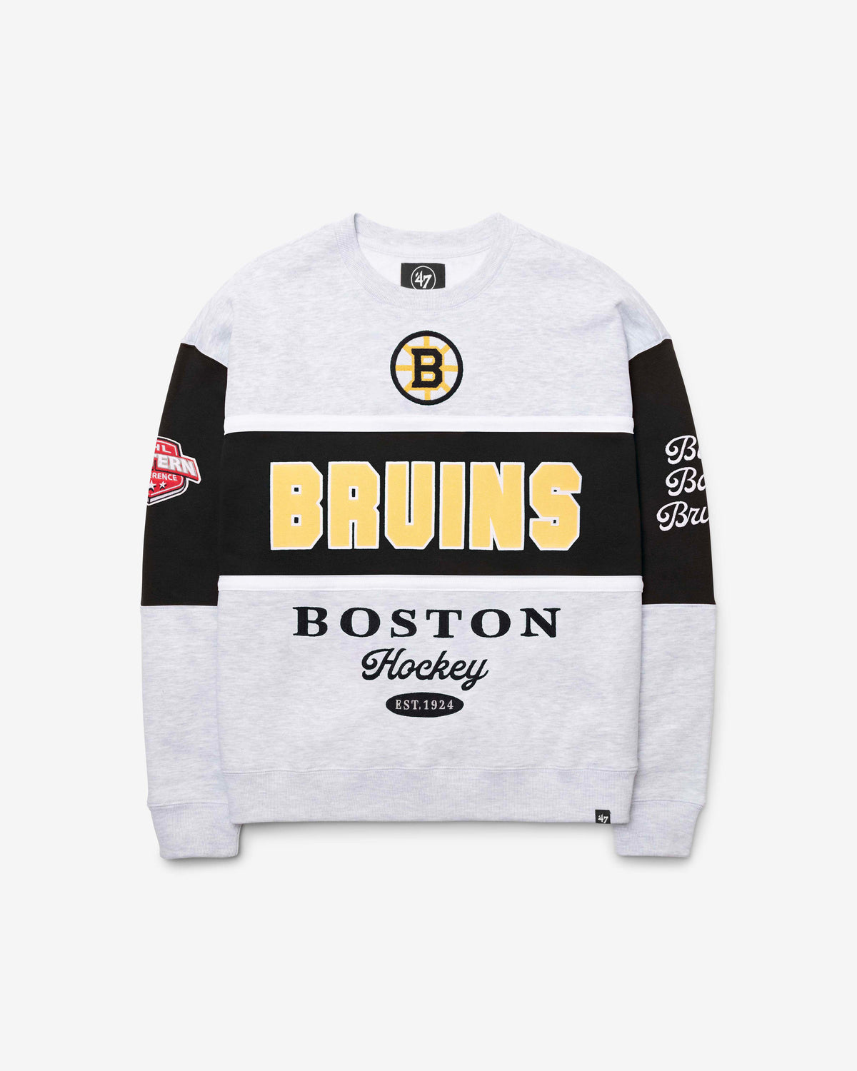 BOSTON BRUINS BLOCKFIELD MAXIMALIST CREW MEN