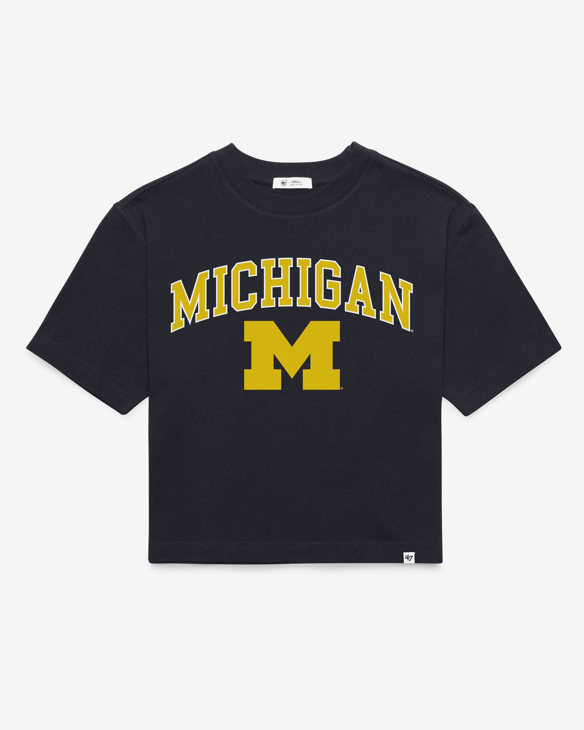 MICHIGAN WOLVERINES ARCH GAME '47 WOMEN'S REED CITY TEE