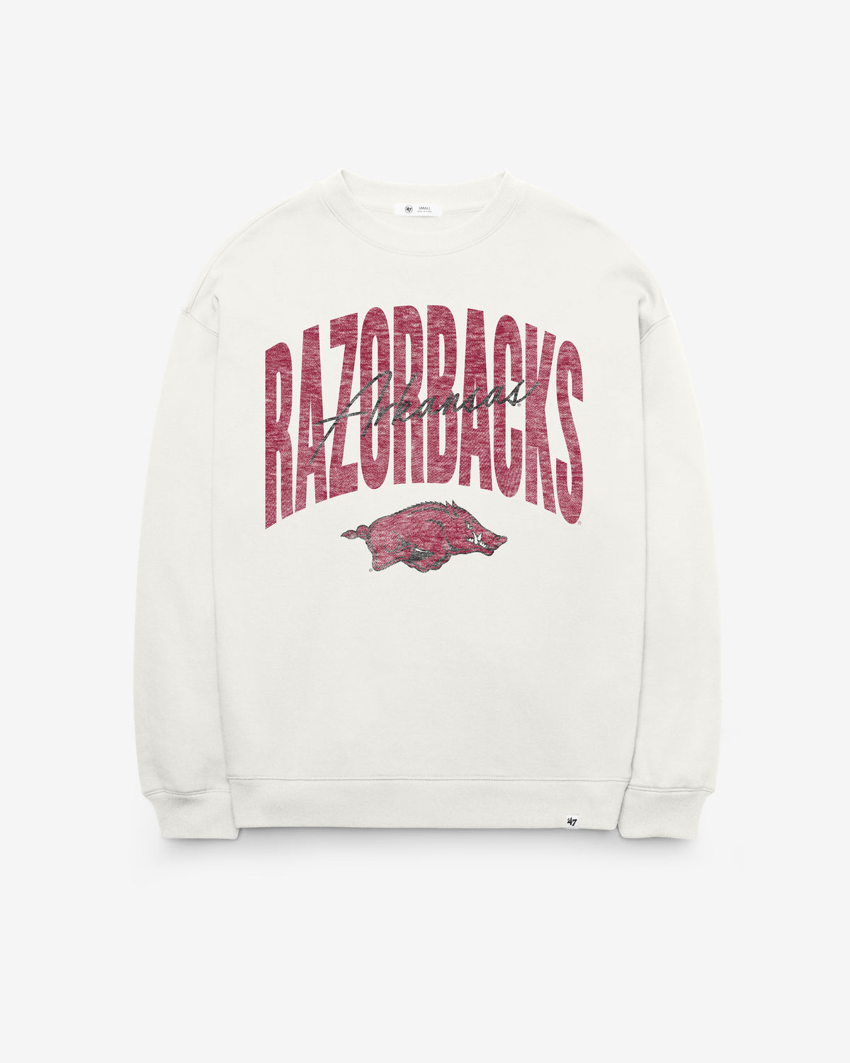 ARKANSAS RAZORBACKS MUSE '47 WOMEN'S OVERSIZED CREW