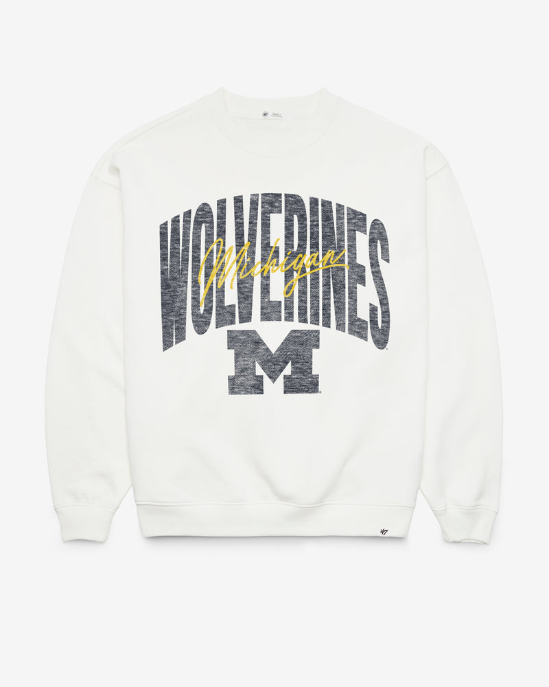 MICHIGAN WOLVERINES MUSE '47 WOMEN'S OVERSIZED CREW