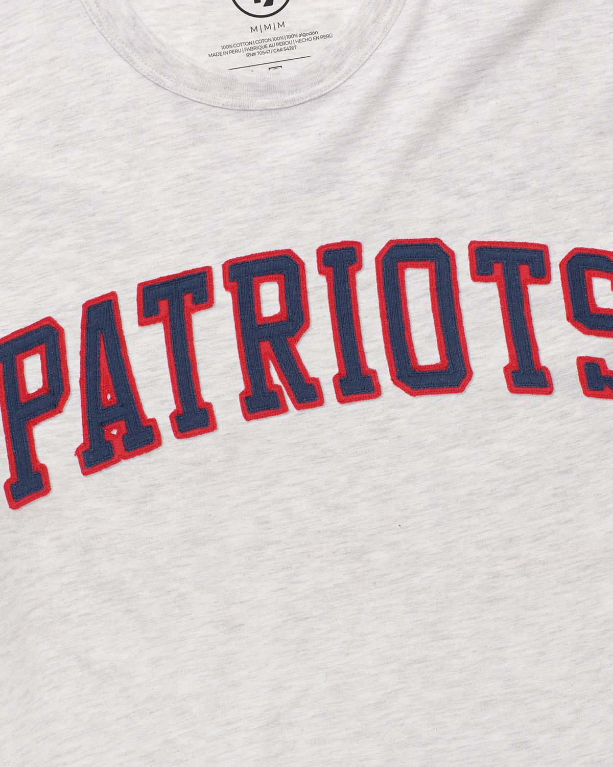 NEW ENGLAND PATRIOTS HISTORIC '47 FRANKLIN FIELDHOUSE TEE