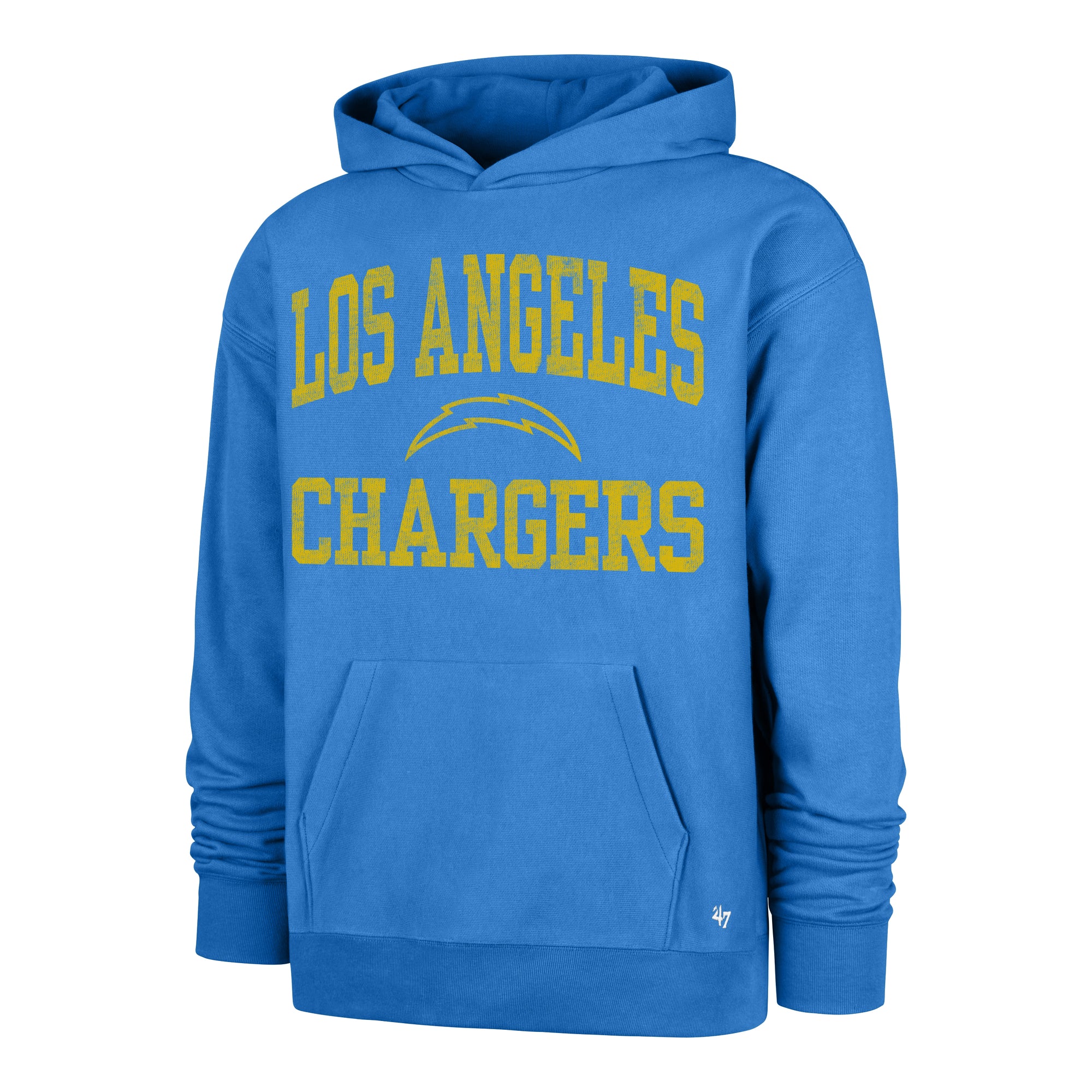 LOS ANGELES CHARGERS CAMPUS STACK ARCHED '47 FOUNDATION HOOD