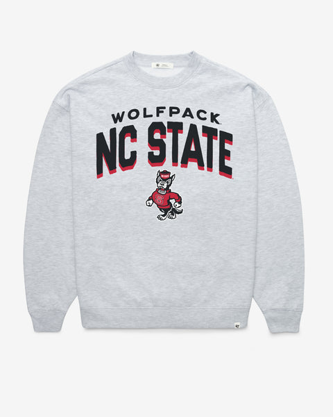 NORTH CAROLINA STATE WOLFPACK CAMPUS ARCH CLOUD '47 OVERSIZED CREW WOMENS