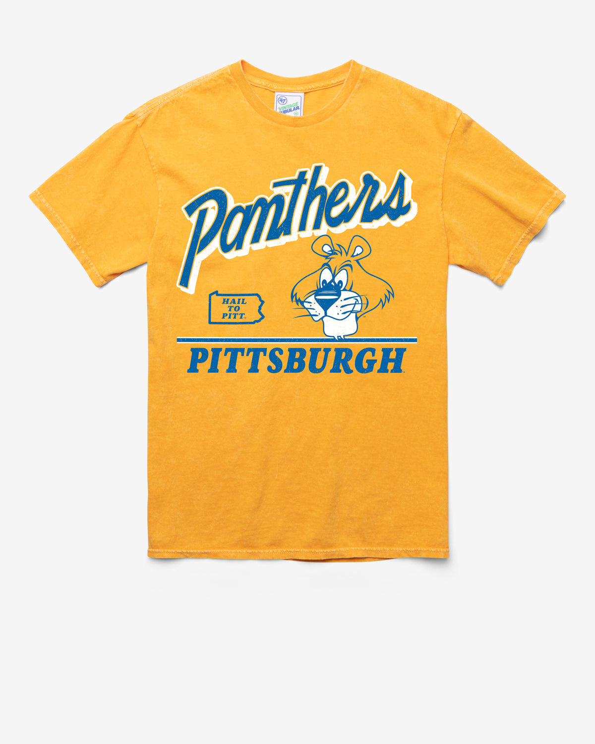 PITTSBURGH PANTHERS VINTAGE FLY BY '47 TUBULAR TEE