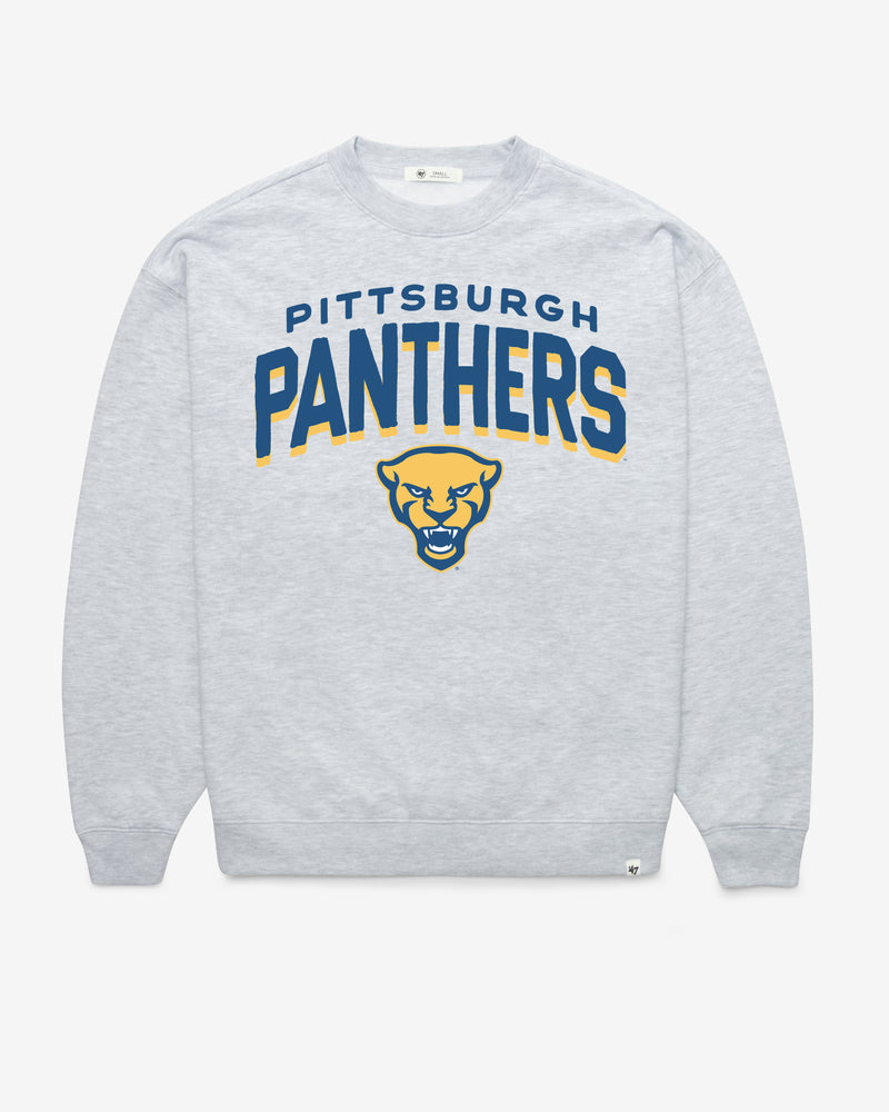 PITTSBURGH PANTHERS CAMPUS ARCH CLOUD '47 OVERSIZED CREW WOMENS