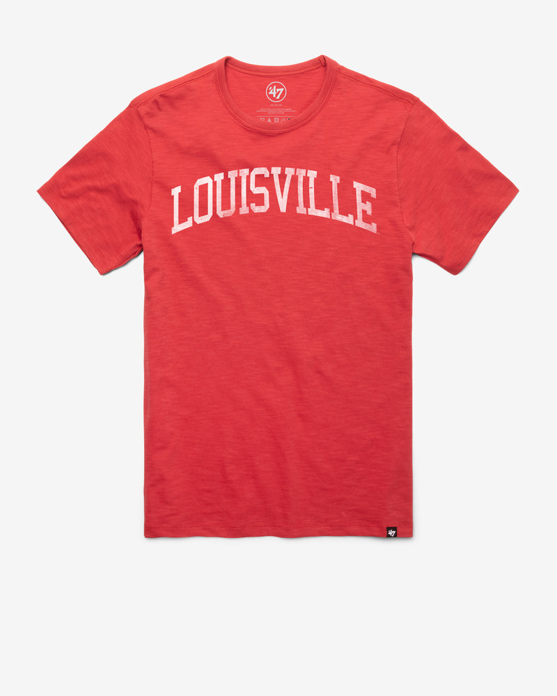 LOUISVILLE CARDINALS CLASSIC BLOCK '47 SCRUM TEE