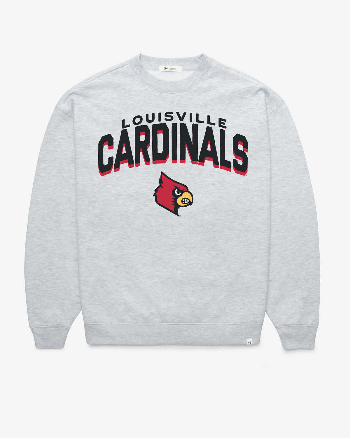 LOUISVILLE CARDINALS CAMPUS ARCH CLOUD '47 OVERSIZED CREW WOMENS