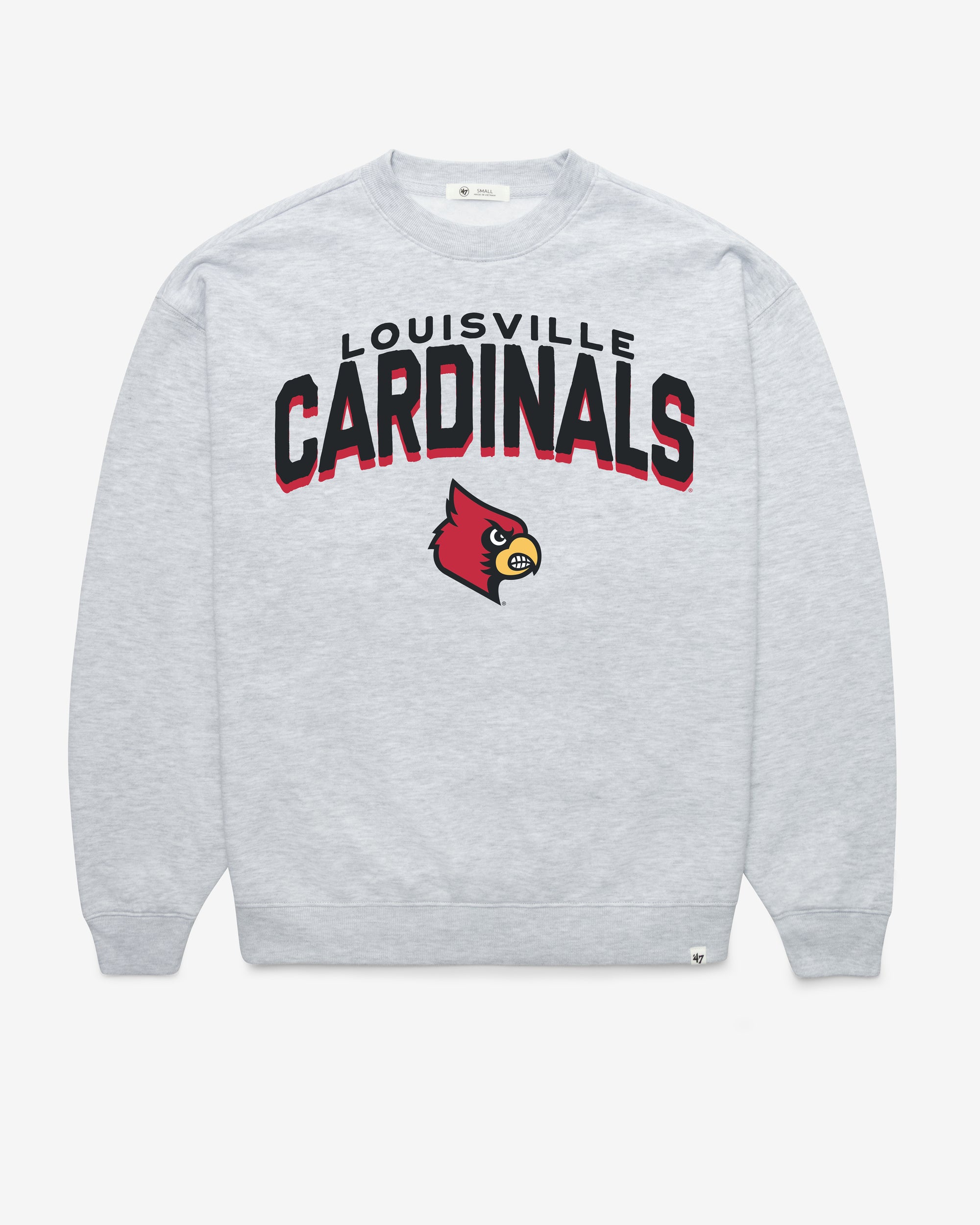 LOUISVILLE CARDINALS CAMPUS ARCH CLOUD '47 OVERSIZED CREW WOMENS