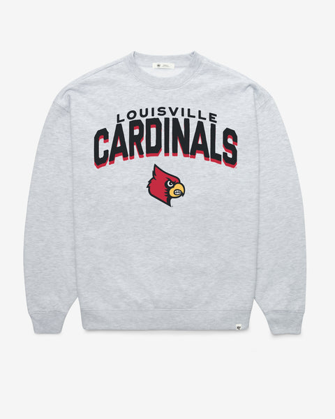 LOUISVILLE CARDINALS CAMPUS ARCH CLOUD '47 OVERSIZED CREW WOMENS
