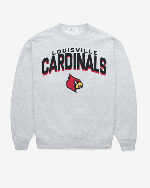 LOUISVILLE CARDINALS CAMPUS ARCH CLOUD '47 OVERSIZED CREW WOMENS