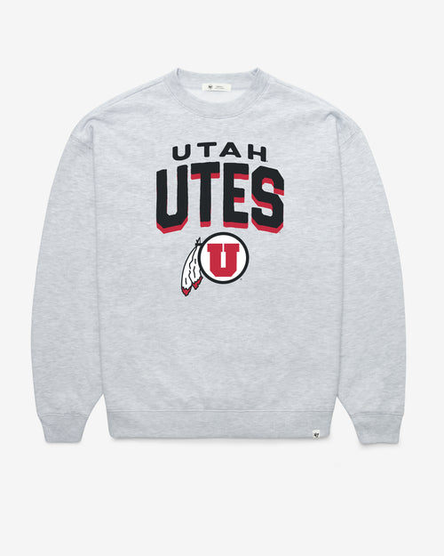 UTAH UTES CAMPUS ARCH CLOUD '47 OVERSIZED CREW WOMENS
