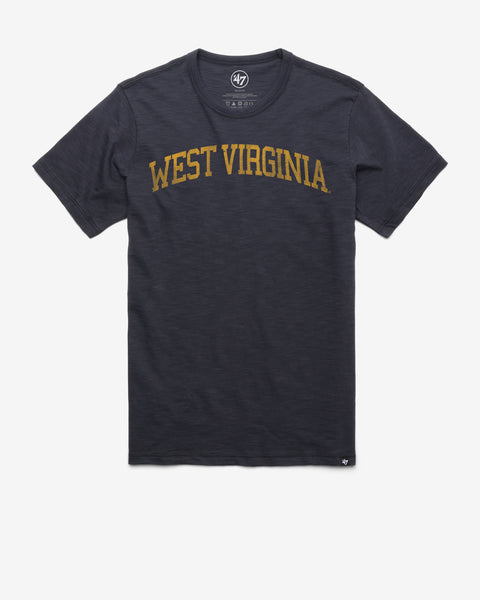 WEST VIRGINIA MOUNTAINEERS CLASSIC BLOCK '47 SCRUM TEE