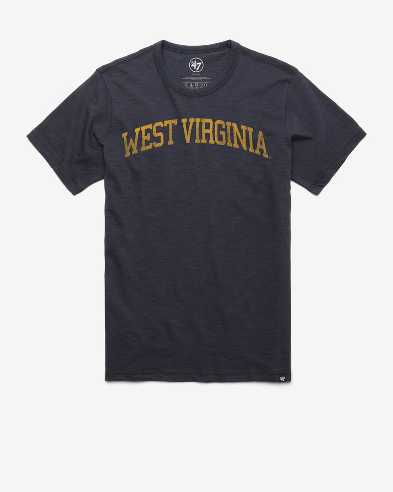 WEST VIRGINIA MOUNTAINEERS CLASSIC BLOCK '47 SCRUM TEE