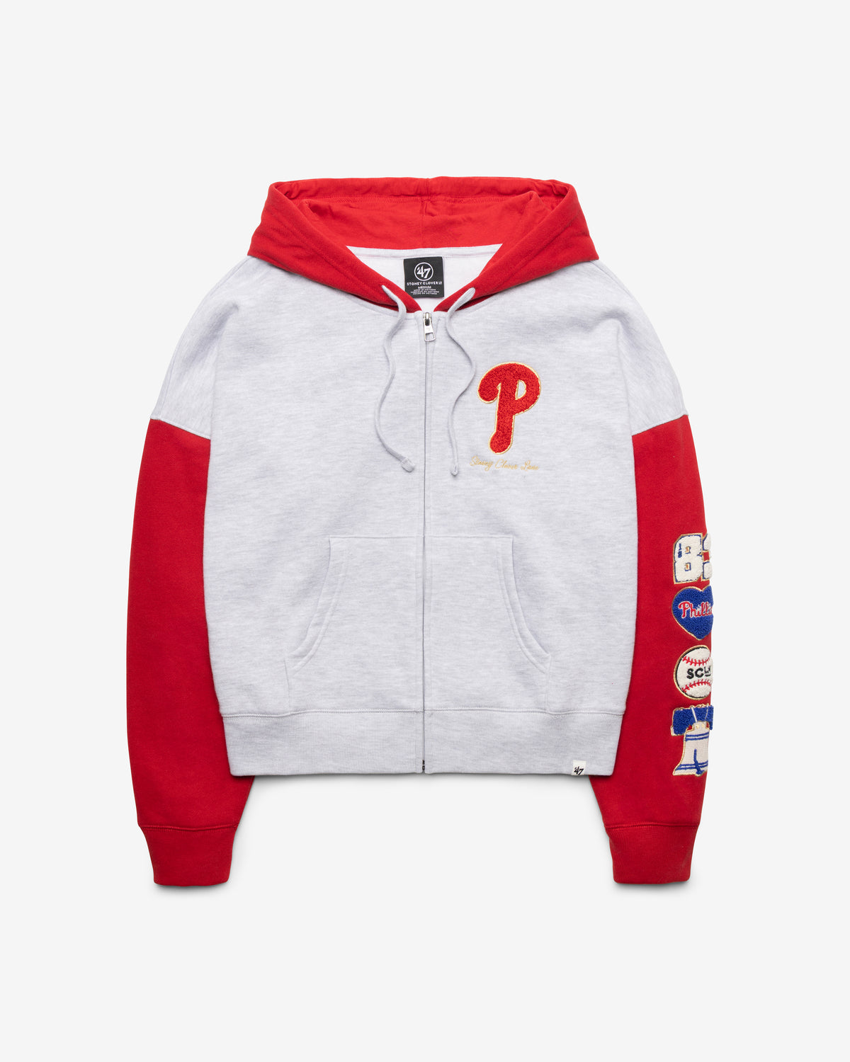 PHILADELPHIA PHILLIES STONEY CLOVER LANE X '47 FULL ZIP WOMENS