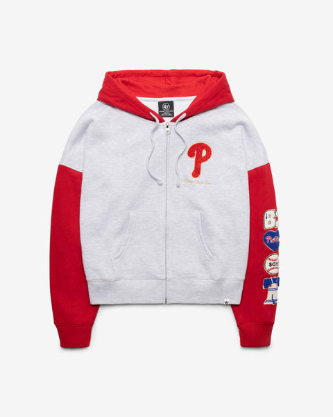 PHILADELPHIA PHILLIES STONEY CLOVER LANE X '47 FULL ZIP WOMENS