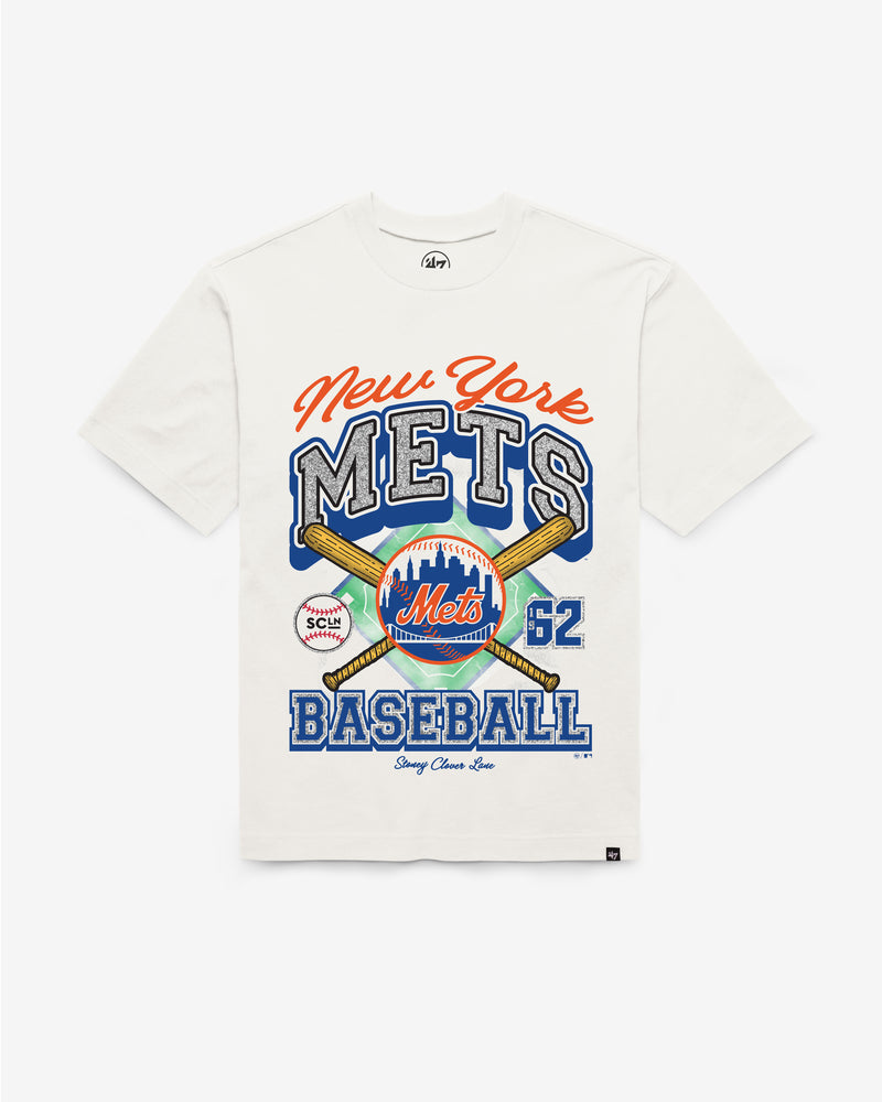 NEW YORK METS STONEY CLOVER LANE X '47 FOUNDATION TEE WOMENS