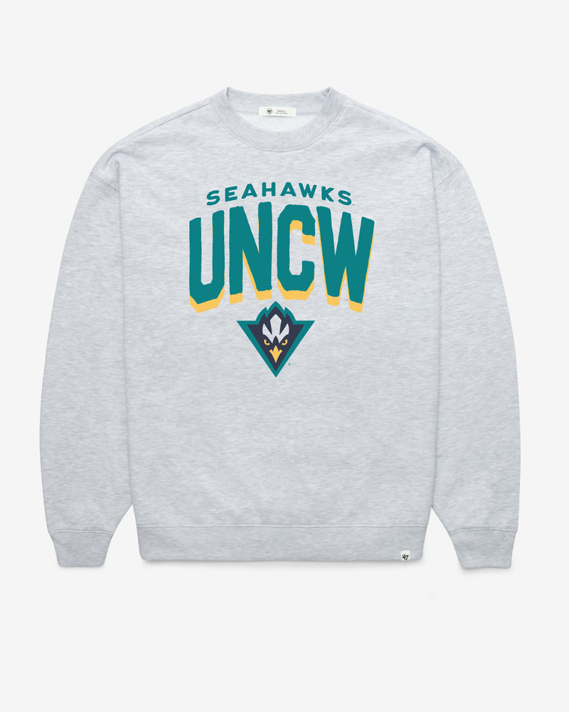 NORTH CAROLINA AT WILMINGTON CAMPUS ARCH CLOUD '47 OVERSIZED CREW WOMENS