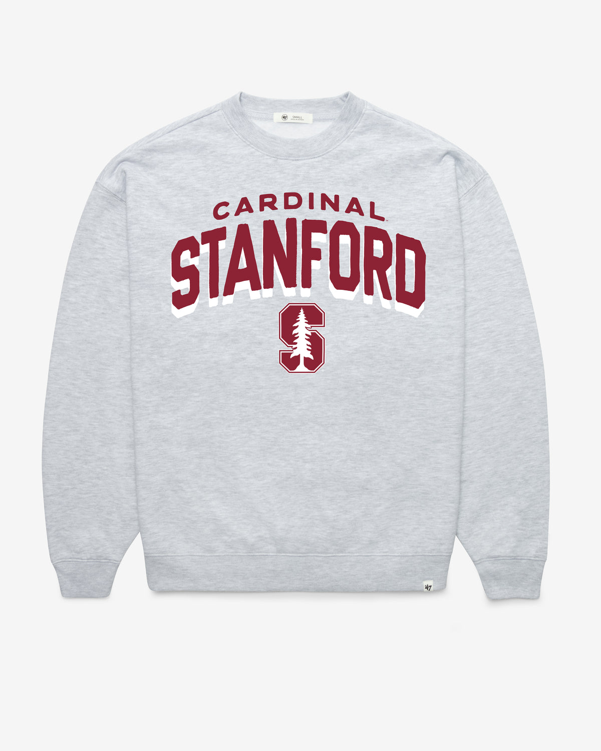 STANFORD CARDINAL CAMPUS ARCH CLOUD '47 OVERSIZED CREW WOMENS
