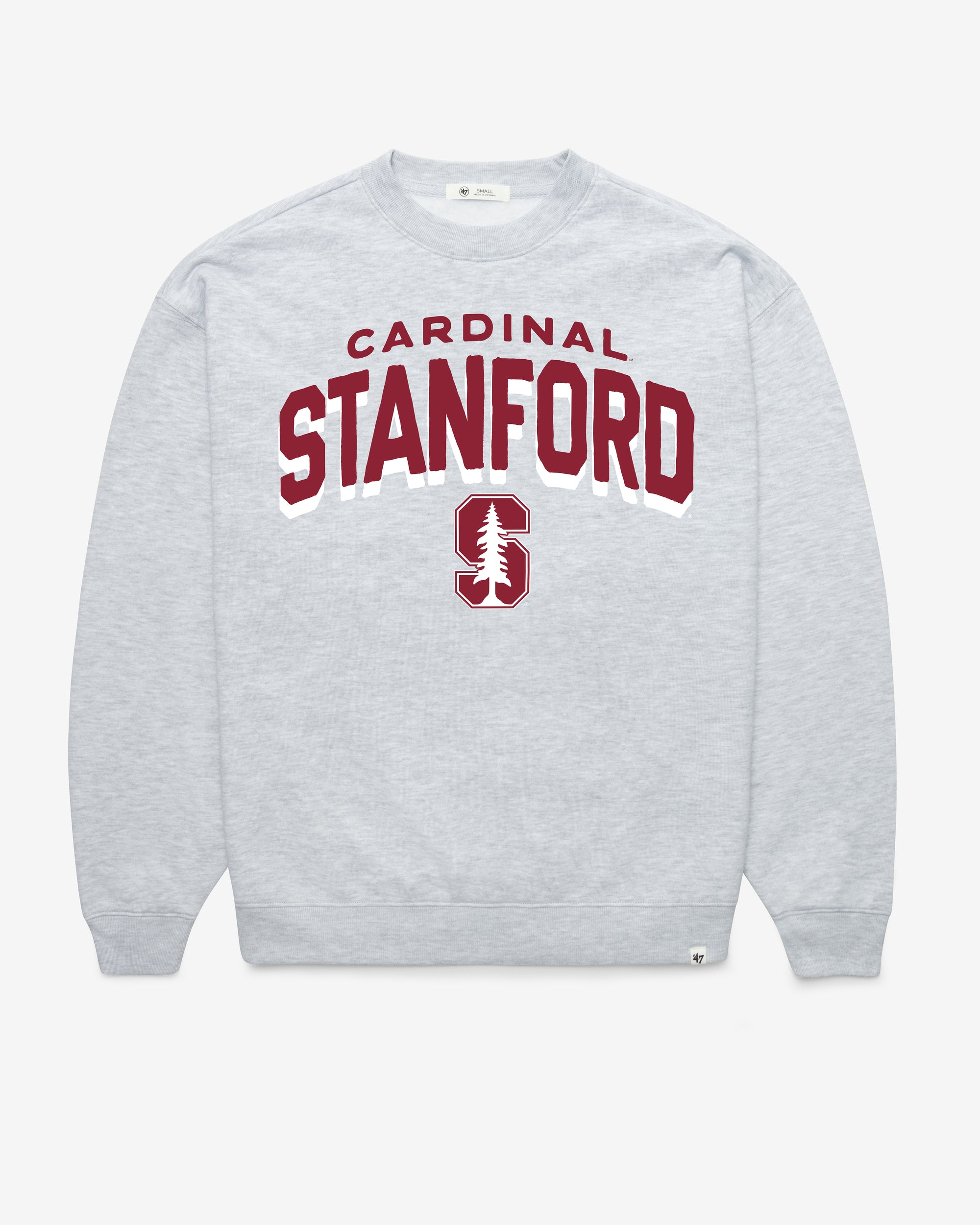 STANFORD CARDINAL CAMPUS ARCH CLOUD '47 OVERSIZED CREW WOMENS