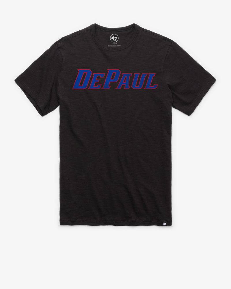 DEPAUL BLUE DEMONS GRIT WORDMARK '47 SCRUM TEE