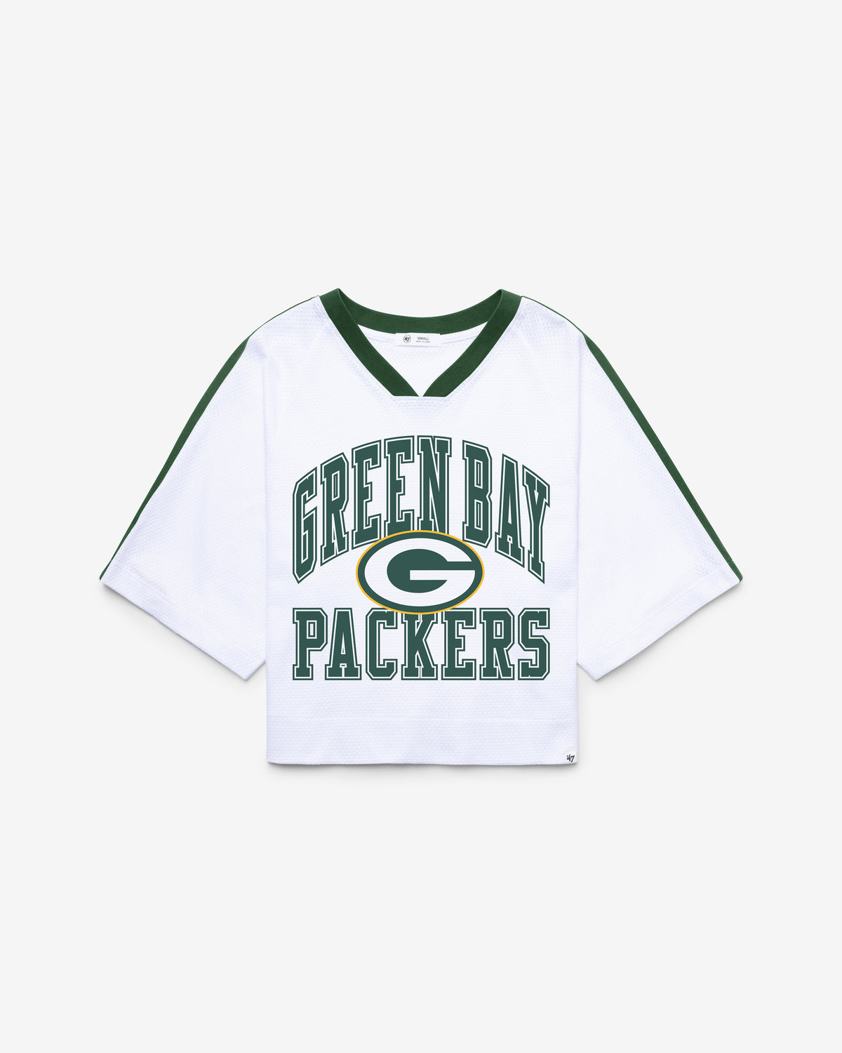 GREEN BAY PACKERS BIG OVERARCH '47 WOMEN'S DROP NEEDLE RAGLAN JERSEY