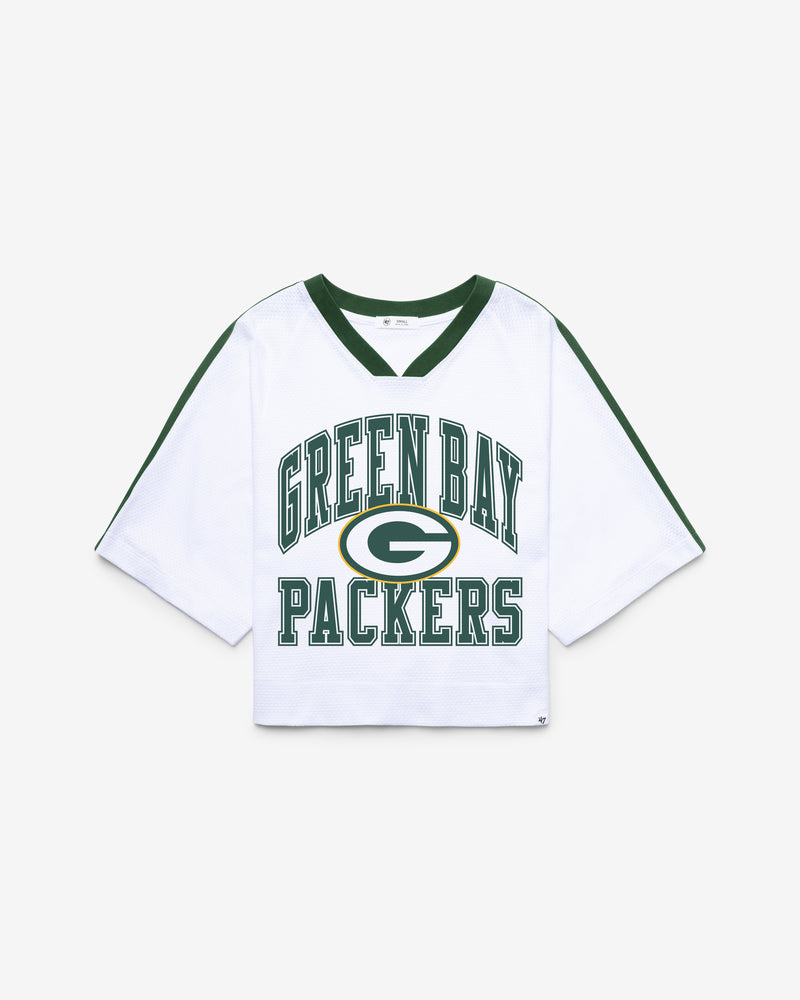 GREEN BAY PACKERS BIG OVERARCH '47 WOMEN'S DROP NEEDLE RAGLAN JERSEY