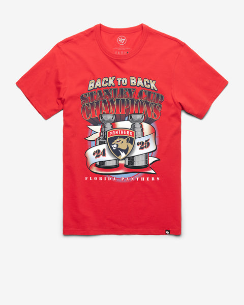 FLORIDA PANTHERS STANLEY CUP CHAMPS '47 FRANKLIN TEE
