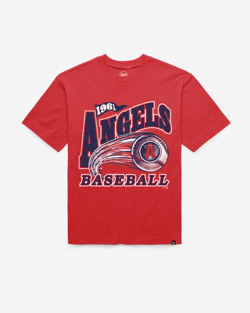 LOS ANGELES ANGELS CITY CONNECT GAME WORN CURVE '47 FOUNDATION TEE