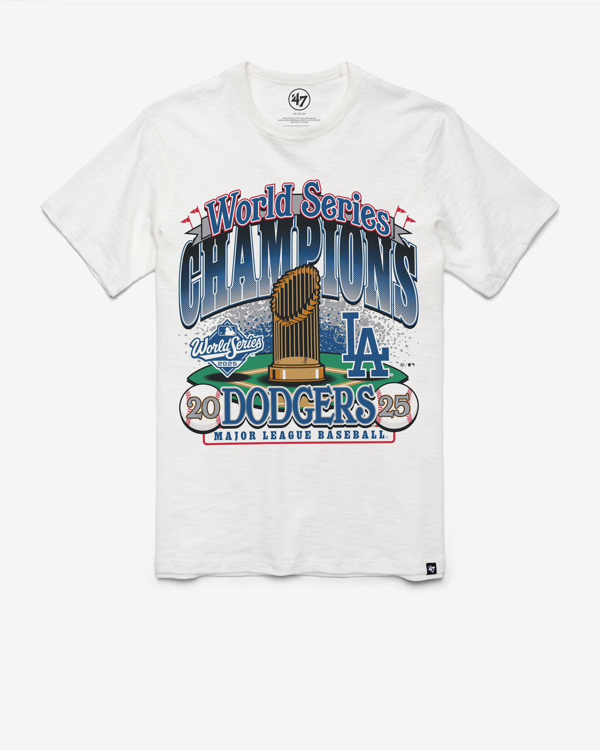 LOS ANGELES DODGERS 2025 WORLD SERIES CHAMPIONS '47 SCRUM TEE