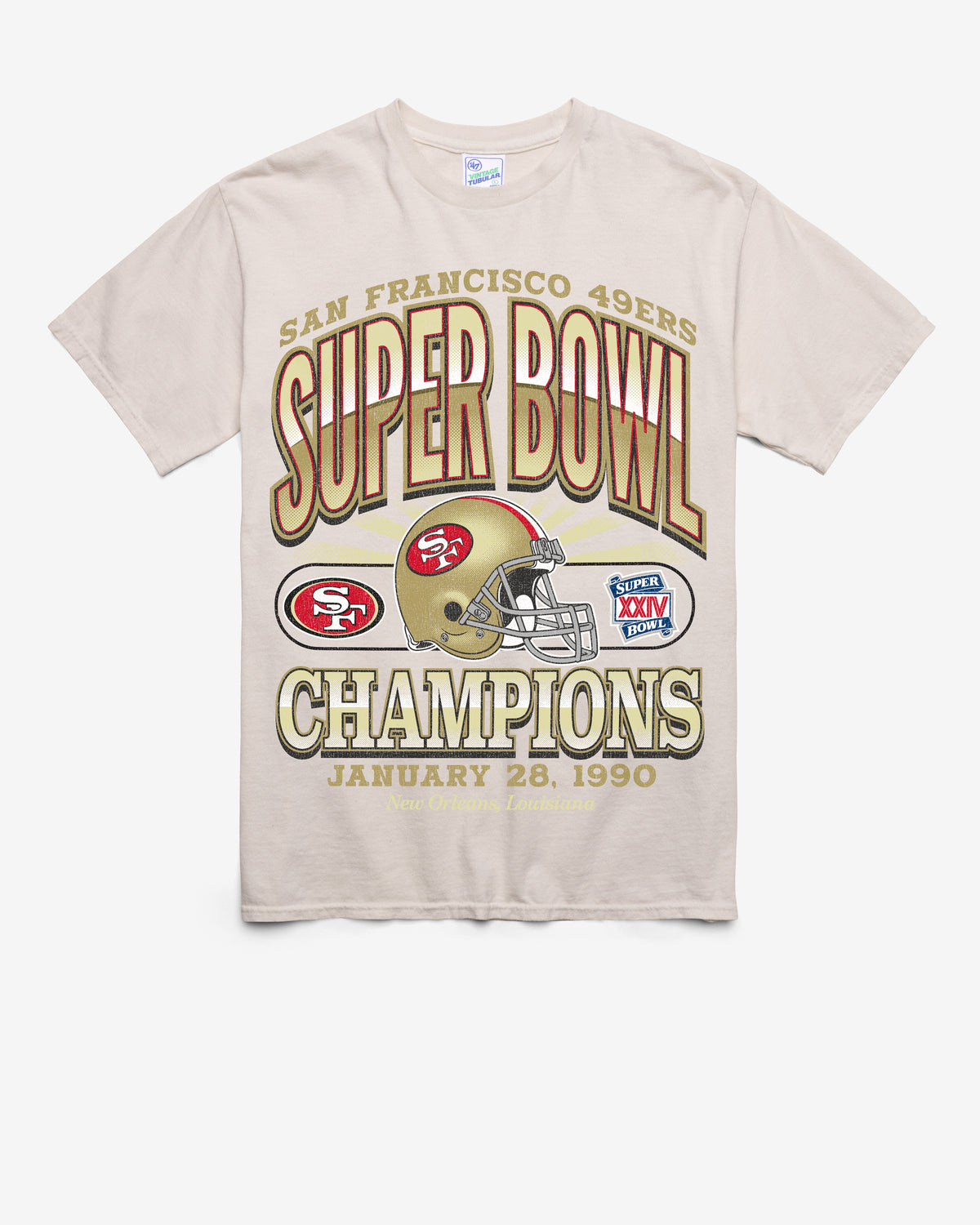 SAN FRANCISCO 49ERS GRIDIRO LOCKER VINTAGE '47 TUBULAR TEE