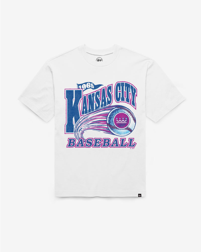 KANSAS CITY ROYALS CITY CONNECT GAME WORN CURVE '47 FOUNDATION TEE