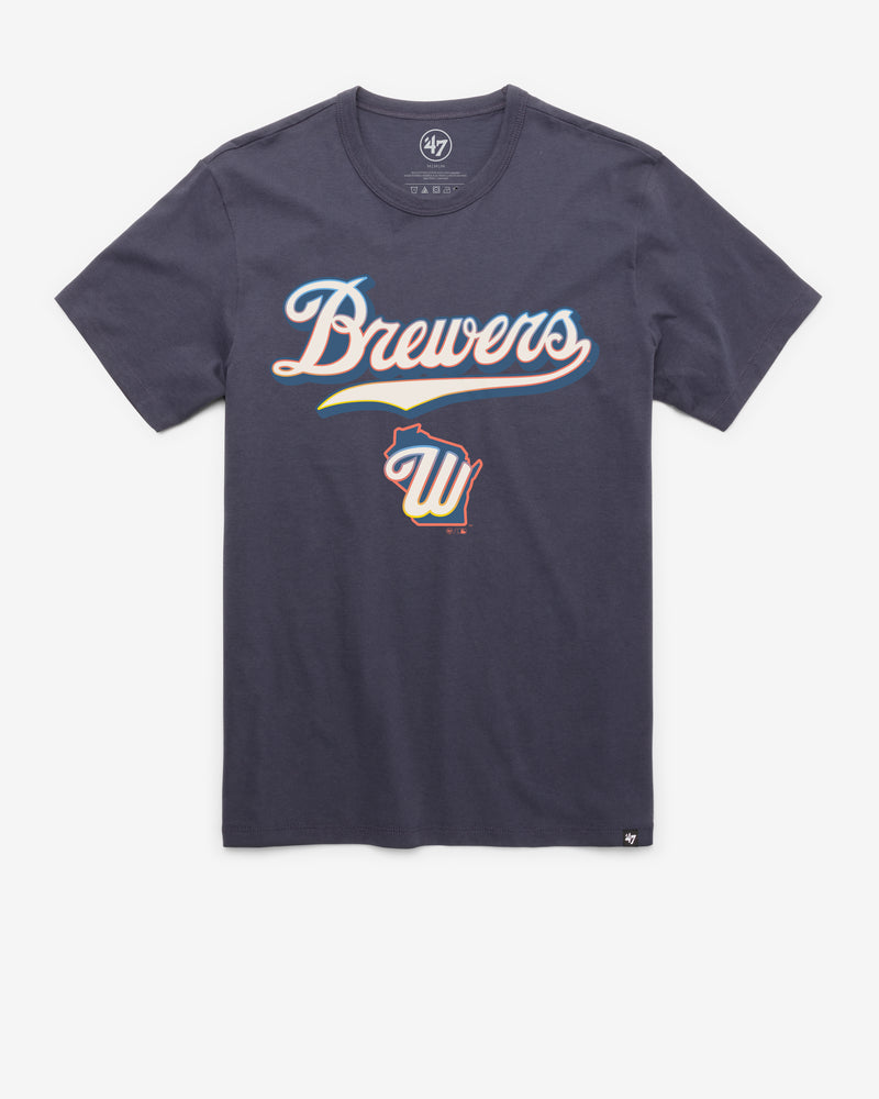 MILWAUKEE BREWERS CITY CONNECT PREGAME '47 FRANKLIN TEE