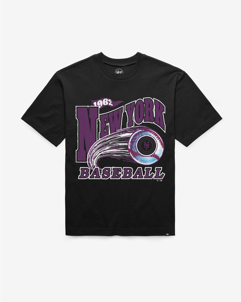NEW YORK METS CITY CONNECT GAME WORN CURVE '47 FOUNDATION TEE