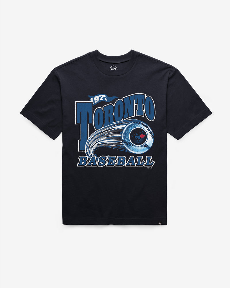 TORONTO BLUE JAYS CITY CONNECT GAME WORN CURVE '47 FOUNDATION TEE